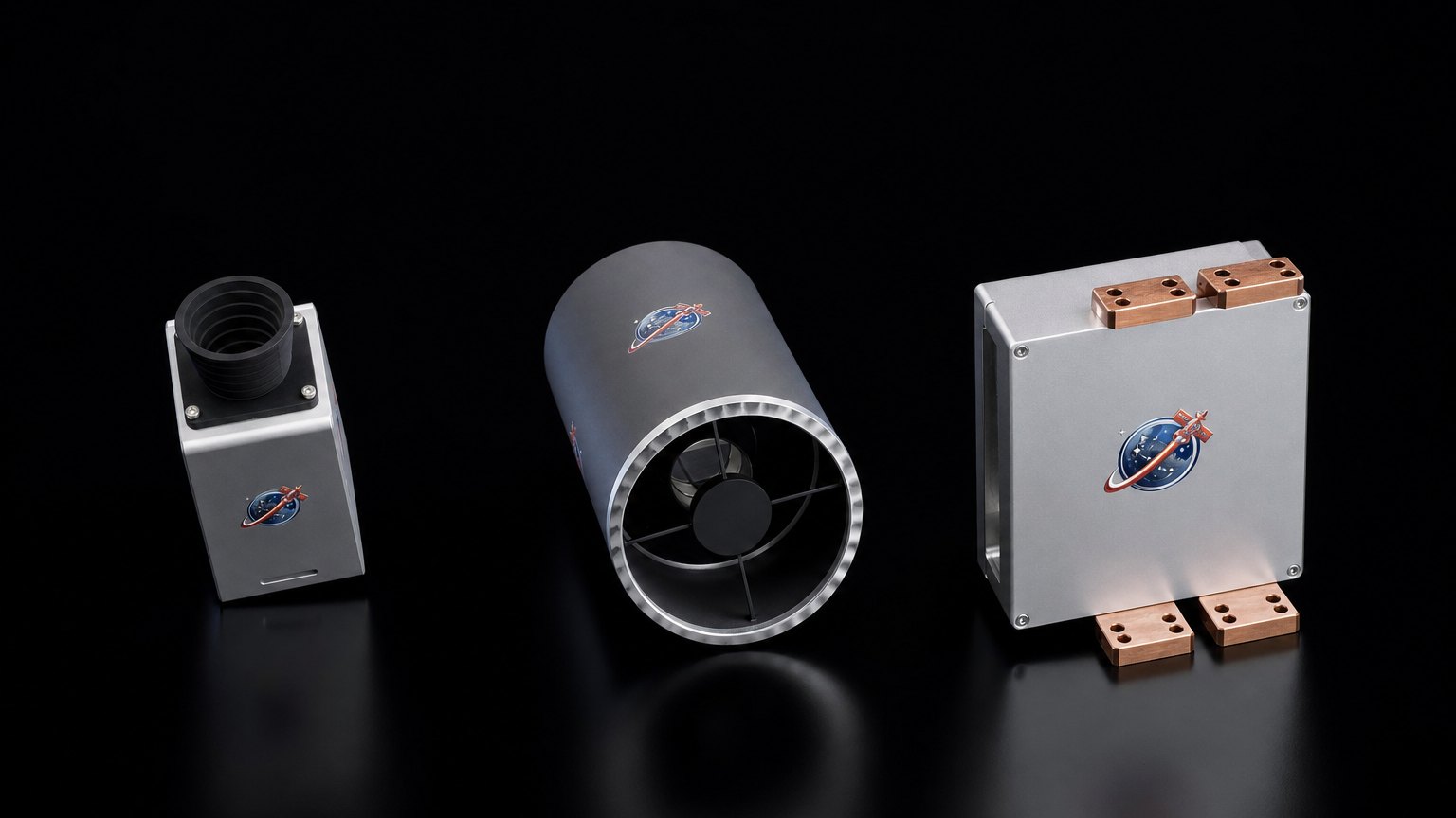 Star camera, edge compute module and imaging telescope side by side